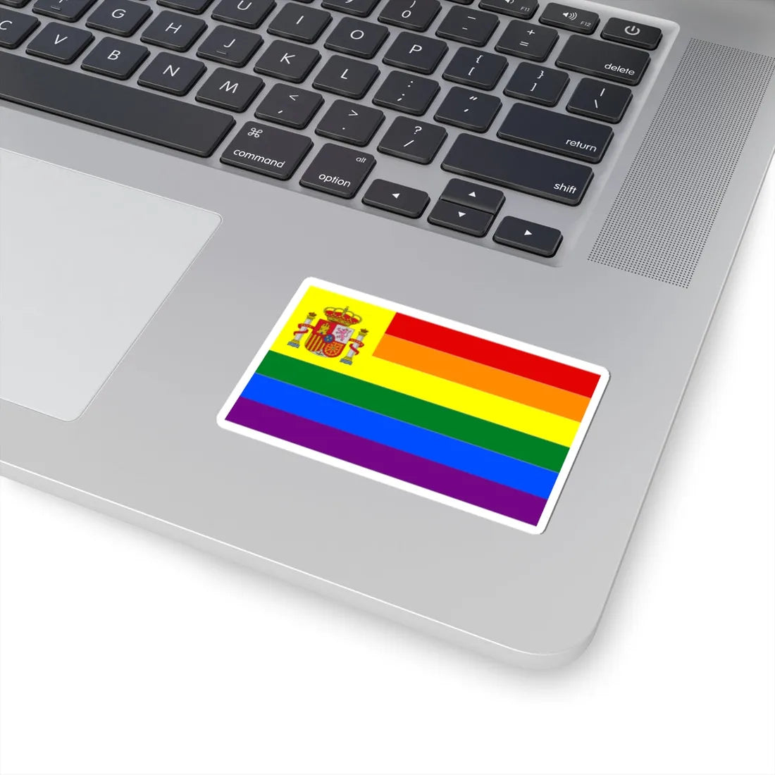Spain Gay flag (Spain) STICKER Vinyl Kiss-Cut Decal - The Sticker Space