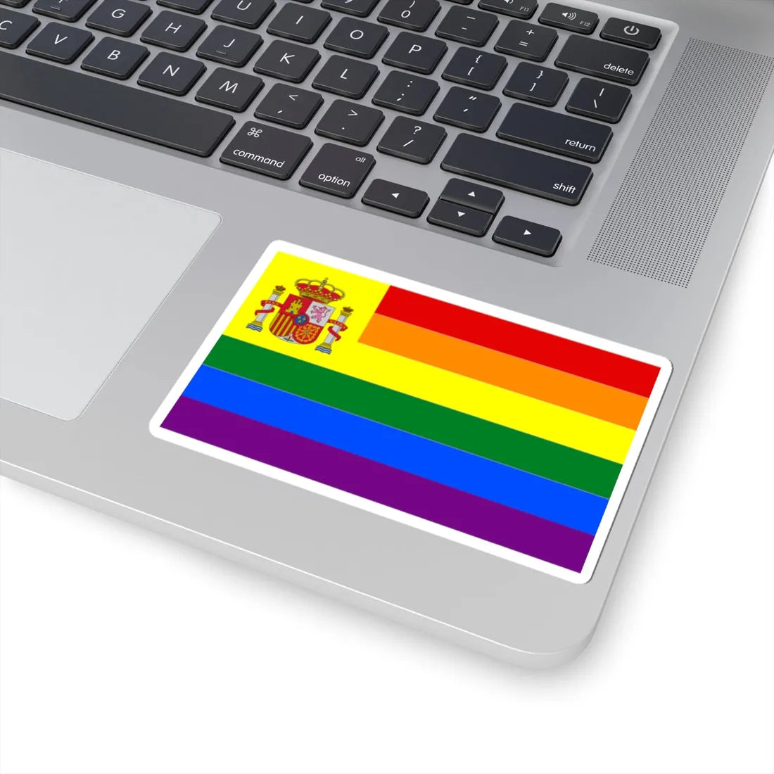 Spain Gay flag (Spain) STICKER Vinyl Kiss-Cut Decal - The Sticker Space