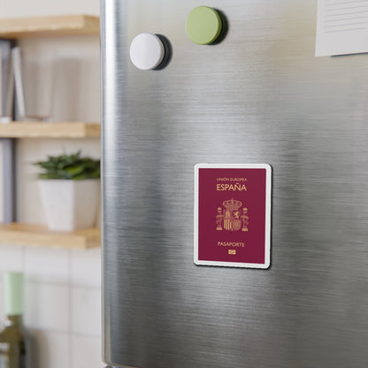 Spain Passport - Die-Cut Magnet-The Sticker Space