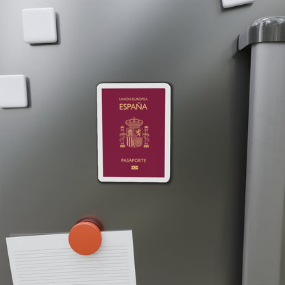 Spain Passport - Die-Cut Magnet-The Sticker Space