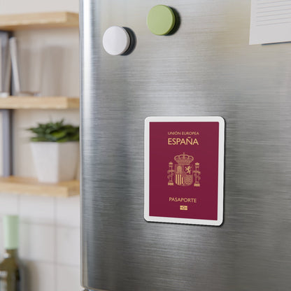 Spain Passport - Die-Cut Magnet-The Sticker Space