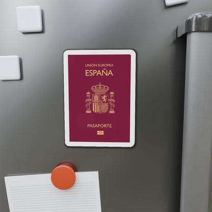 Spain Passport - Die-Cut Magnet-The Sticker Space