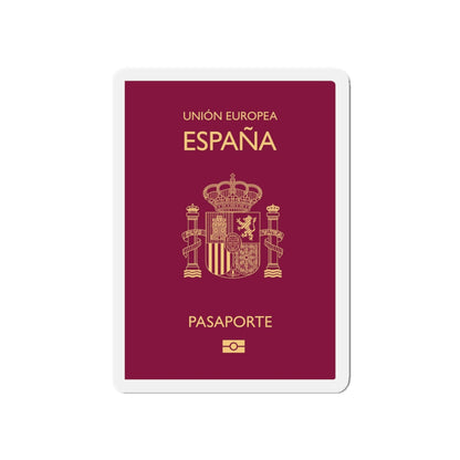 Spain Passport - Die-Cut Magnet-5" x 5"-The Sticker Space