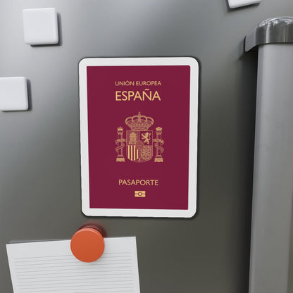 Spain Passport - Die-Cut Magnet-The Sticker Space