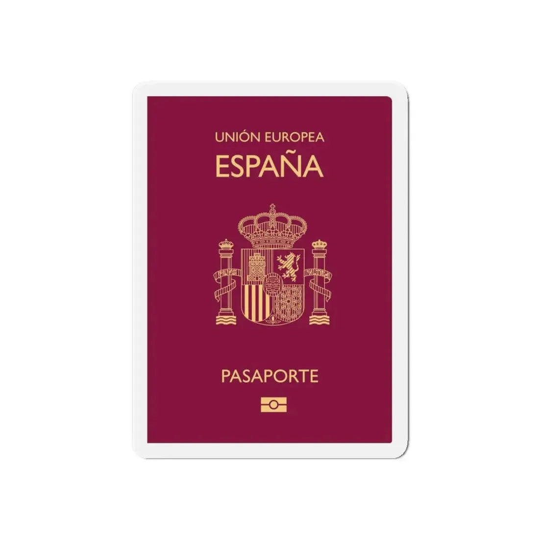 Spain Passport - Refrigerator Magnet 6 Inch - The Sticker Space