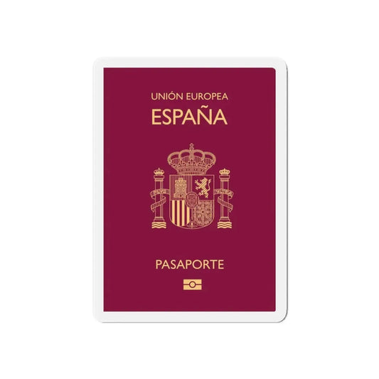 Spain Passport - Refrigerator Magnet 6 Inch - The Sticker Space