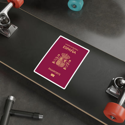 Spain Passport STICKER Vinyl Die-Cut Decal-The Sticker Space