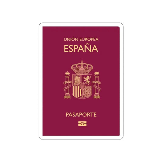 Spain Passport STICKER Vinyl Die-Cut Decal 2 Inch - The Sticker Space