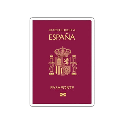 Spain Passport STICKER Vinyl Die-Cut Decal 6 Inch - The Sticker Space