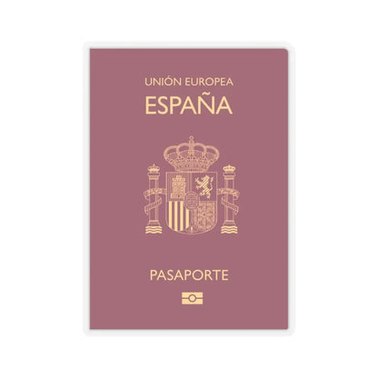 Spain Passport - STICKER Vinyl Kiss-Cut Decal 3 Inch Transparent - The Sticker Space