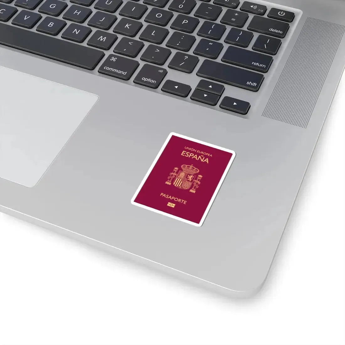 Spain Passport - STICKER Vinyl Kiss-Cut Decal - The Sticker Space