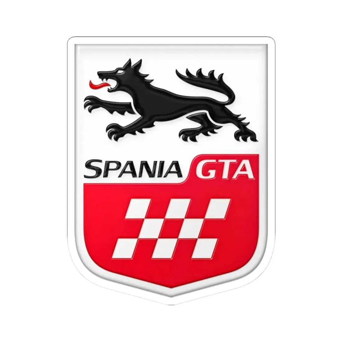 Spania GTA (simple logo) (Logo) STICKER Vinyl Kiss-Cut Decal 3 Inch White - The Sticker Space