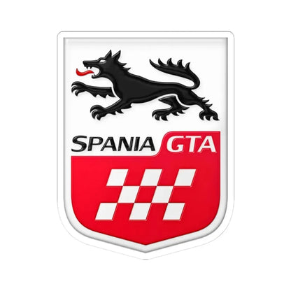 Spania GTA (simple logo) (Logo) STICKER Vinyl Kiss-Cut Decal 4 Inch White - The Sticker Space
