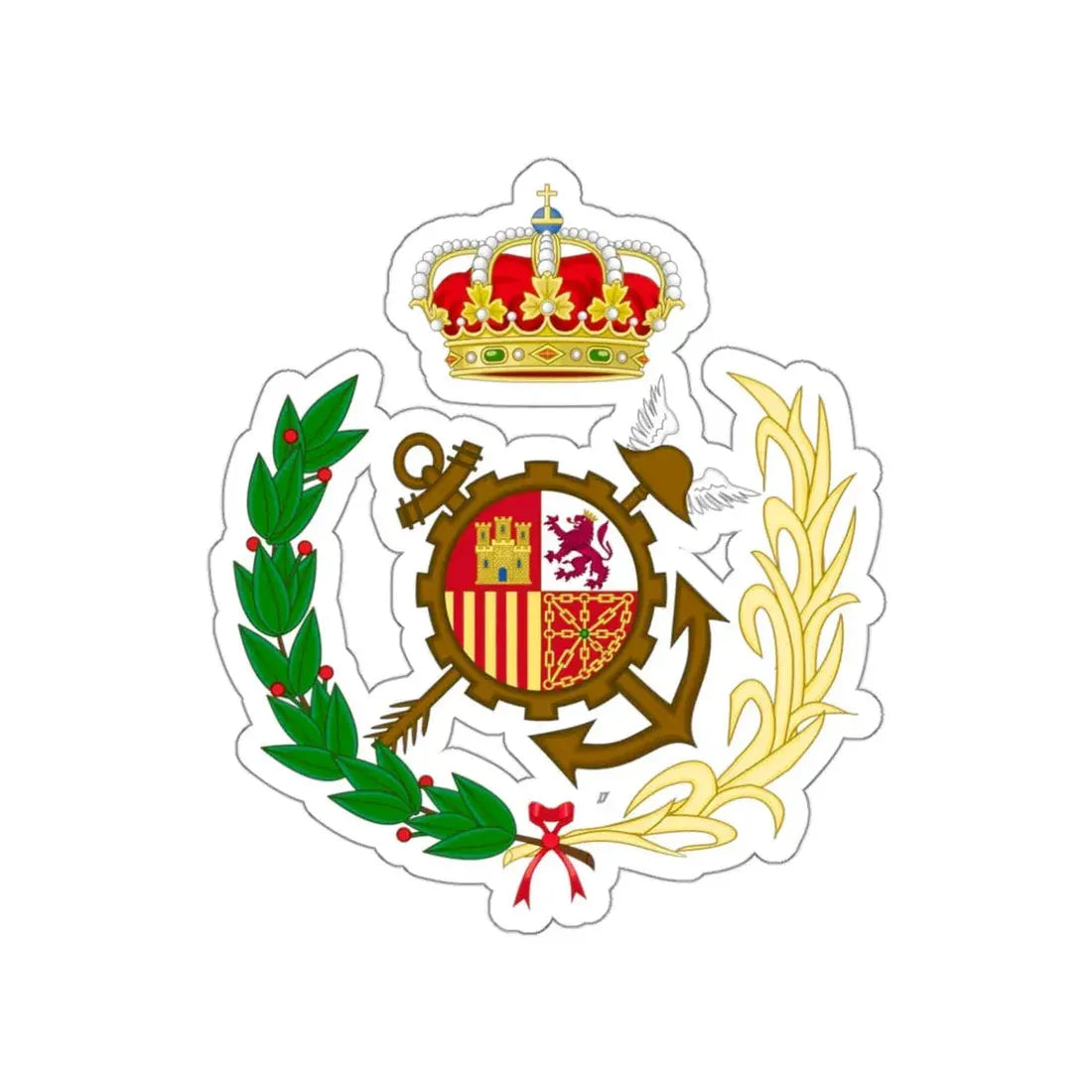 Spanish Customs Surveillance Service STICKER Vinyl Die-Cut Decal 3 Inch - The Sticker Space