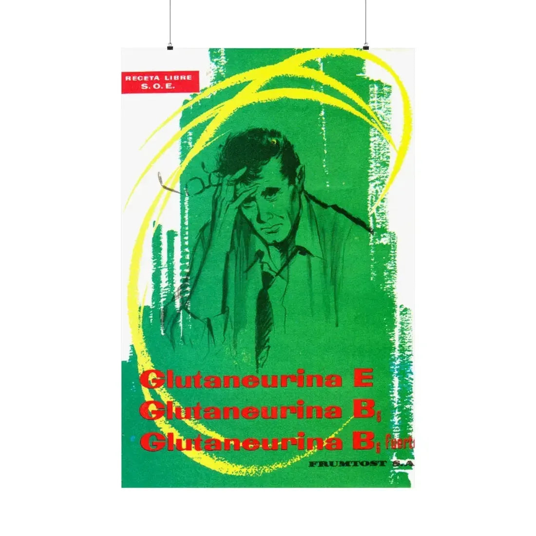 Spanish Drug Ad 118 - Paper Poster 36" x 54" Matte - The Sticker Space