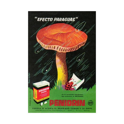 Spanish Drug Ad 143 - Paper Poster - The Sticker Space