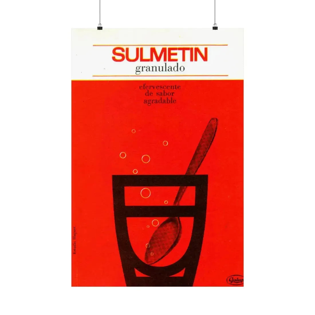 Spanish Drug Ad 152 - Paper Poster 24″ x 36″ Matte - The Sticker Space