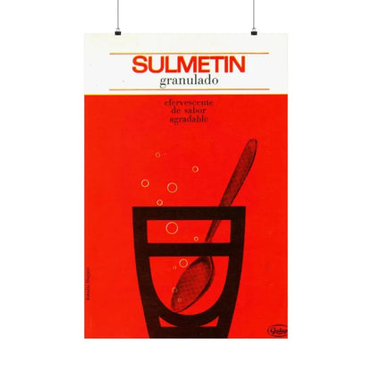 Spanish Drug Ad 152 - Paper Poster 24″ x 36″ Matte - The Sticker Space