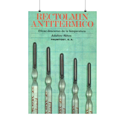 Spanish Drug Ad 170 - Paper Poster 24″ x 36″ Matte - The Sticker Space