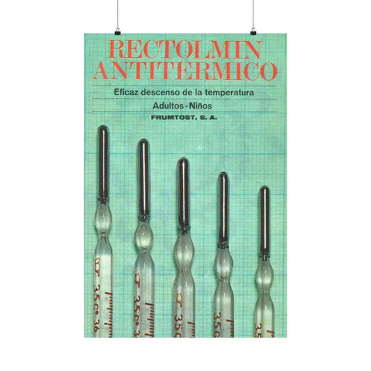 Spanish Drug Ad 170 - Paper Poster 24″ x 36″ Matte - The Sticker Space