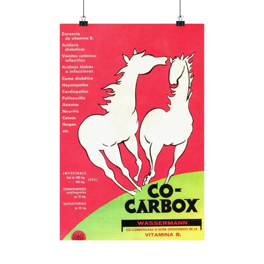 Spanish Drug Ad 173 - Paper Poster 12″ x 18″ Matte - The Sticker Space