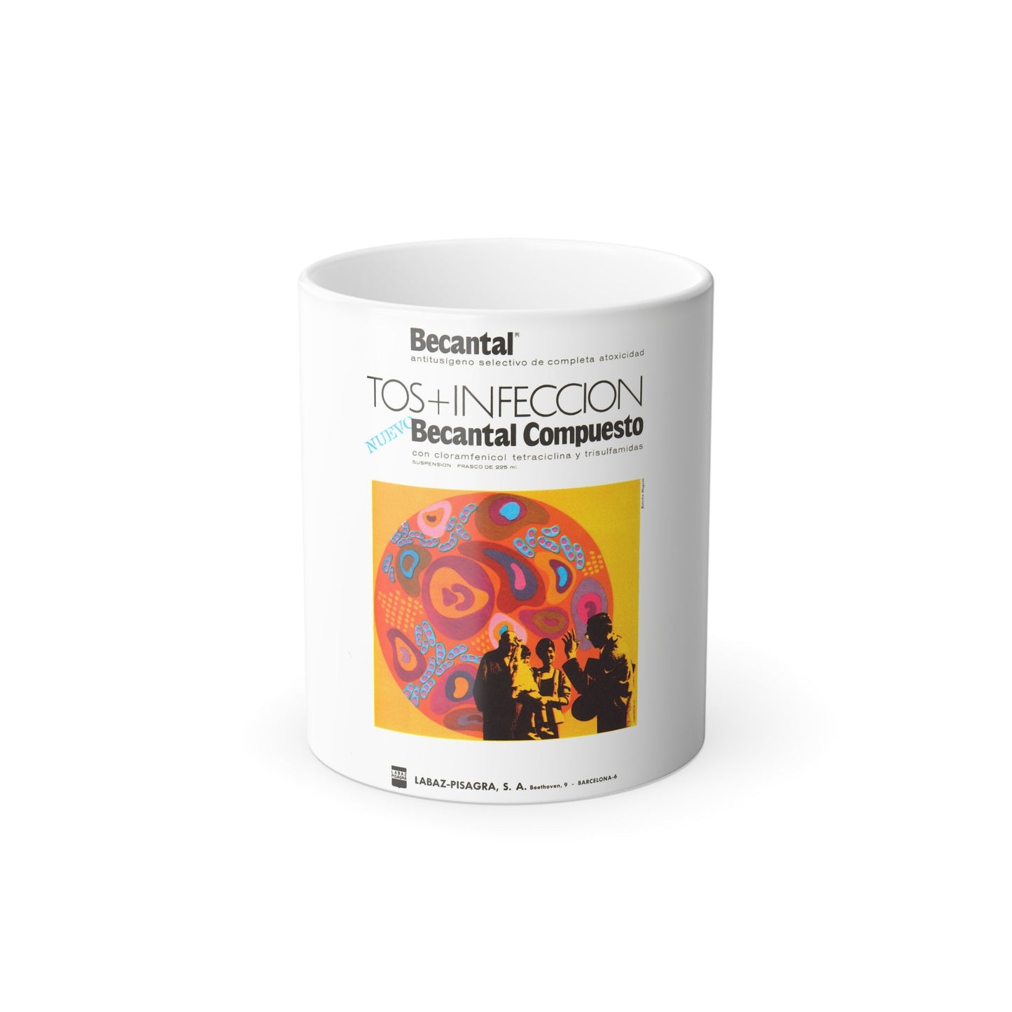 Spanish Drug Ad 36 - Color Changing Mug 11oz-11oz-The Sticker Space