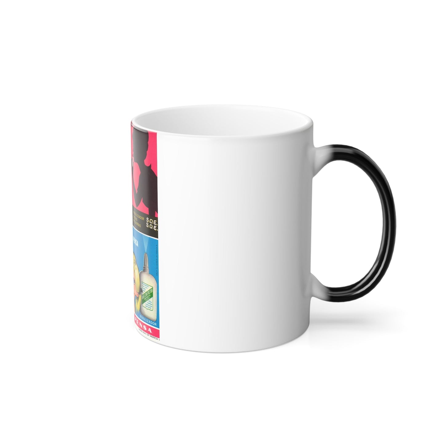 Spanish Drug Ad 60 - Color Changing Mug 11oz-11oz-The Sticker Space