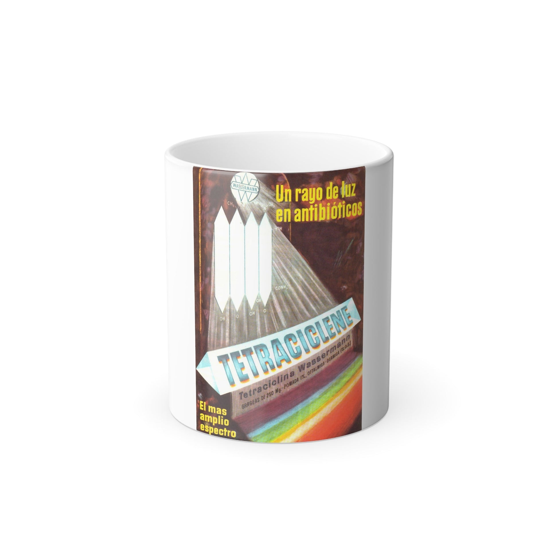 Spanish Drug Ad 99 - Color Changing Mug 11oz-11oz-The Sticker Space