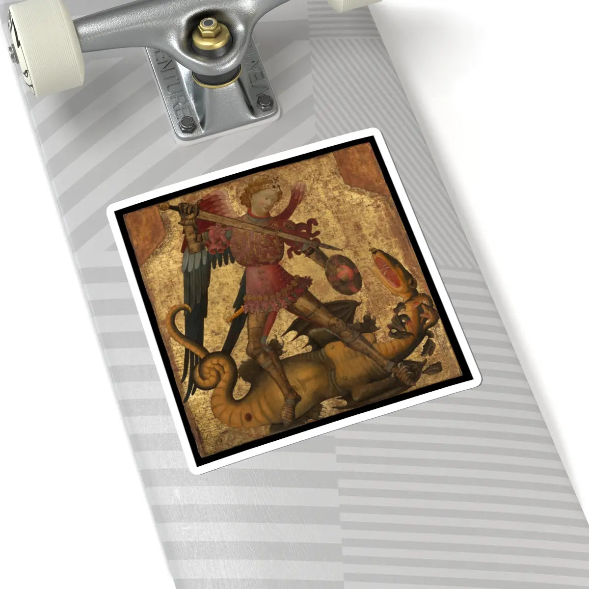 SKU:TSS-STICK-SPNVLN-6X6-1N2LZ Sizes:6" × 6" Types:White