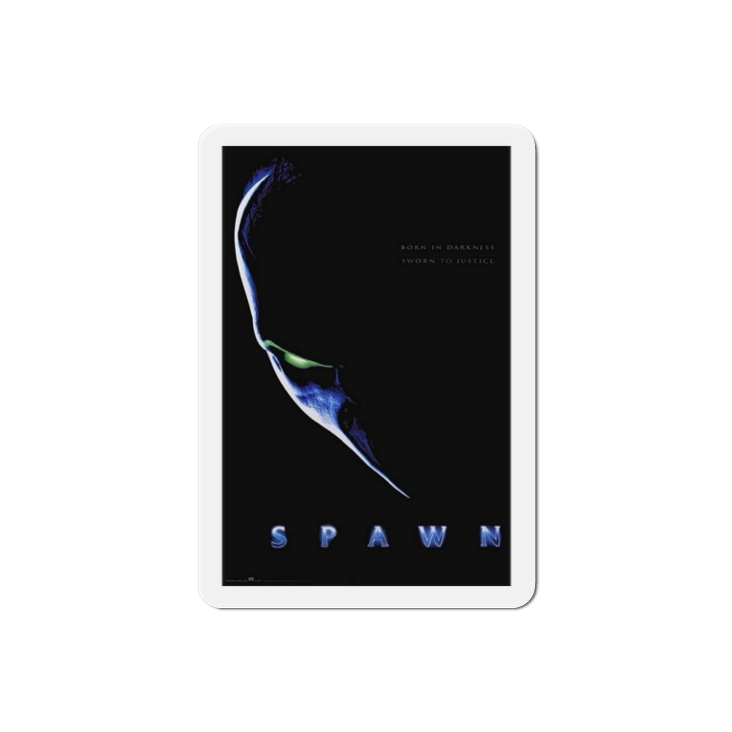 Spawn 1997 Movie Poster Die-Cut Magnet-2" x 2"-The Sticker Space