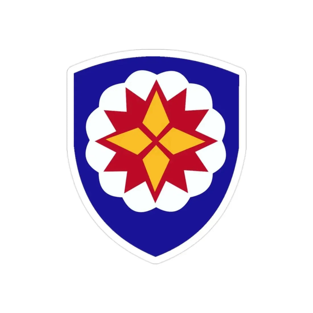 Special Ammunition Support Command (U.S. Army) REVERSE PRINT Transparent Die-Cut STICKER 2 Inch Die-Cut Transparent - The Sticker Space