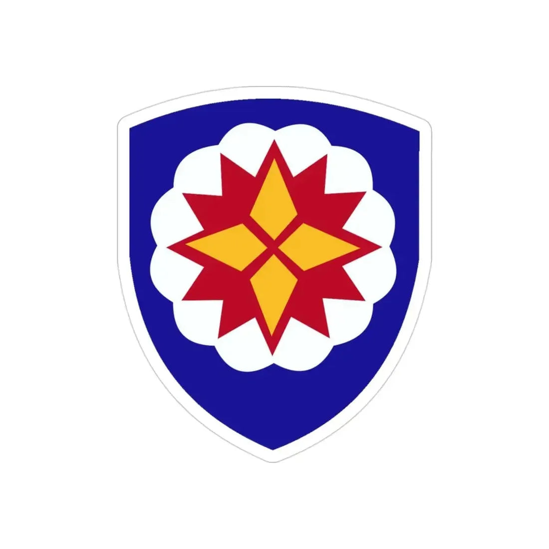 Special Ammunition Support Command (U.S. Army) REVERSE PRINT Transparent Die-Cut STICKER 3 Inch Die-Cut Transparent - The Sticker Space