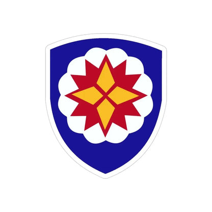 Special Ammunition Support Command (U.S. Army) REVERSE PRINT Transparent Die-Cut STICKER 4 Inch Die-Cut Transparent - The Sticker Space