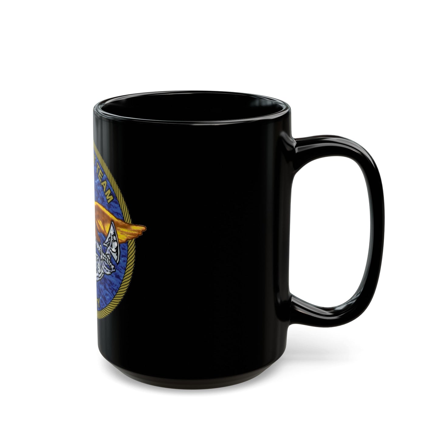 Special Boat Team Twenty (U.S. Navy) Black Coffee Mug-The Sticker Space