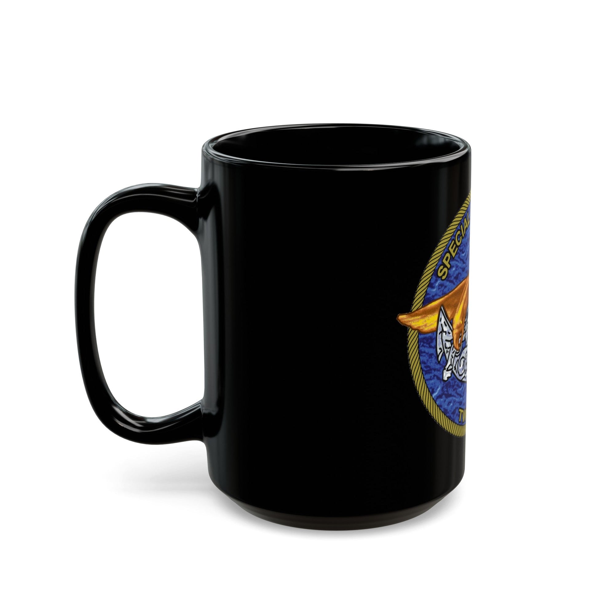 Special Boat Team Twenty (U.S. Navy) Black Coffee Mug-The Sticker Space