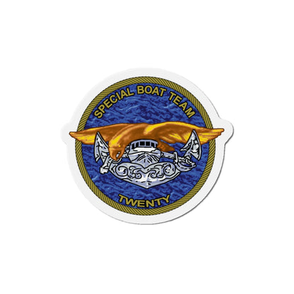 Special Boat Team Twenty (U.S. Navy) Die-Cut Magnet-5" x 5"-The Sticker Space