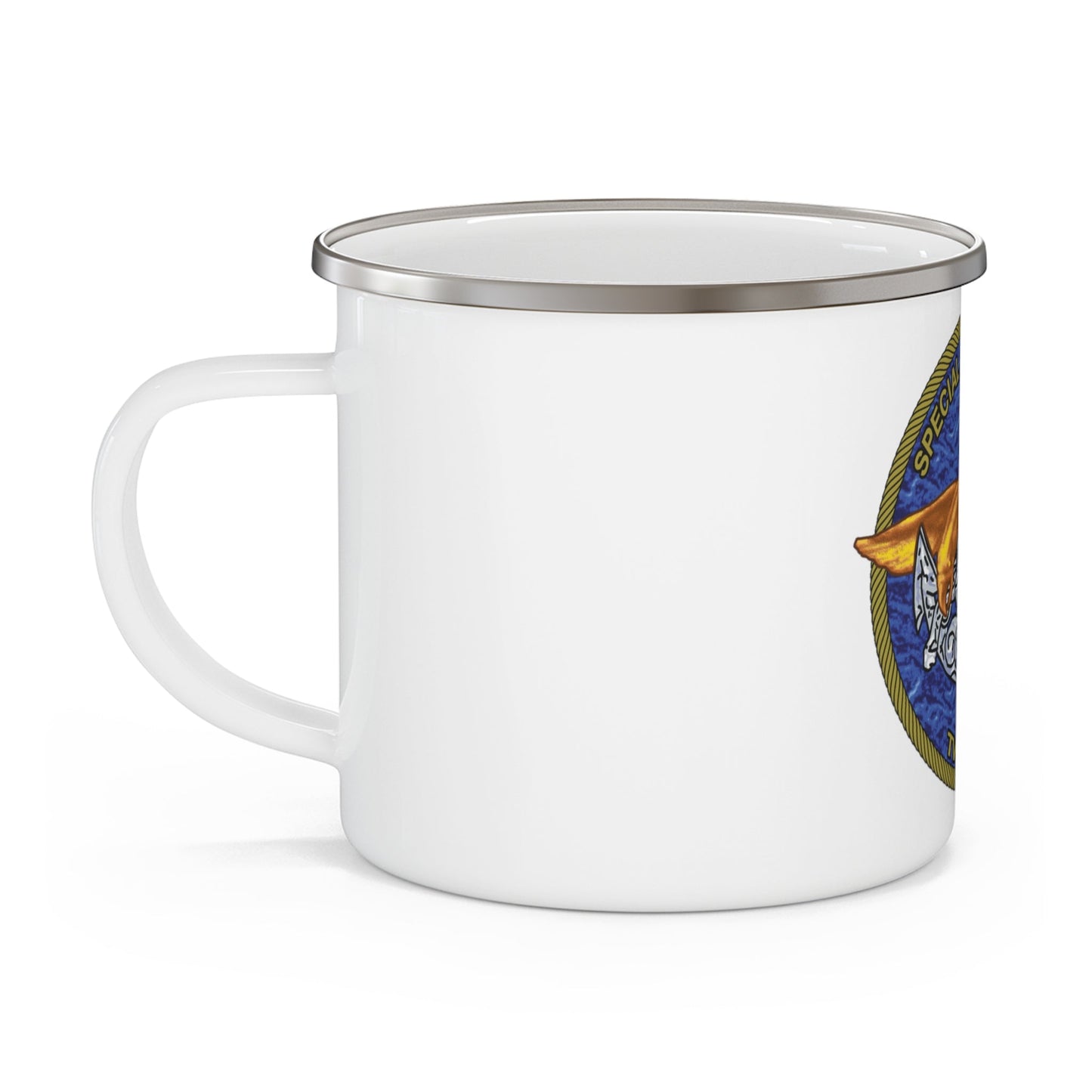 Special Boat Team Twenty (U.S. Navy) Enamel Mug 12oz-12oz-The Sticker Space