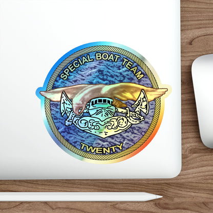 Special Boat Team Twenty (U.S. Navy) Holographic STICKER Die-Cut Vinyl Decal-The Sticker Space