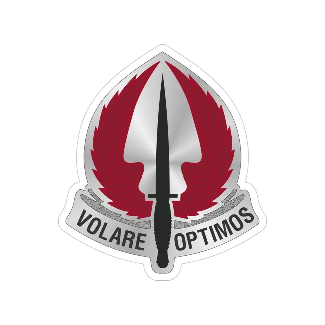 Special Operations Aviation Command 2 (U.S. Army) Transparent STICKER Die-Cut Vinyl Decal 4 Inch - The Sticker Space