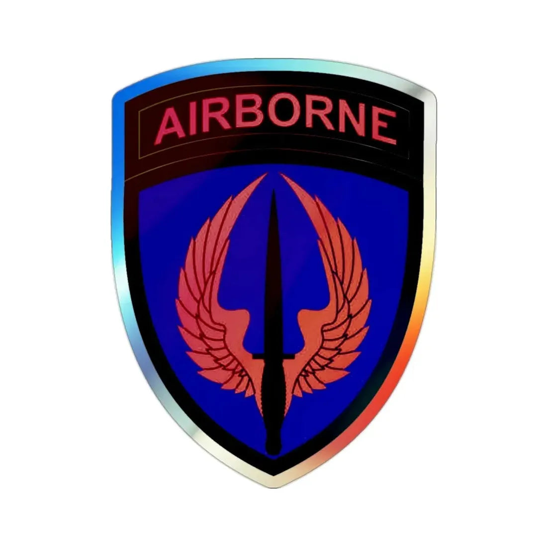 Special Operations Aviation Command (U.S. Army) Holographic STICKER Die-Cut Vinyl Decal 2 Inch Holographic - The Sticker Space