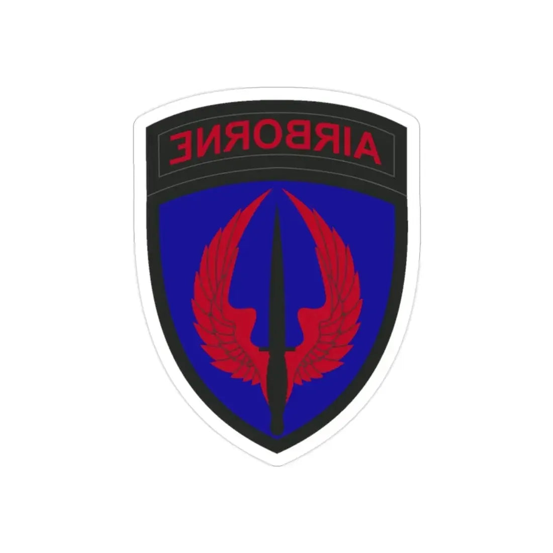 Special Operations Aviation Command (U.S. Army) REVERSE PRINT Transparent Die-Cut STICKER 2 Inch Die-Cut Transparent - The Sticker Space