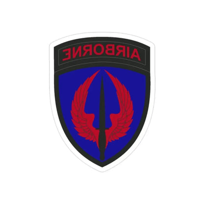 Special Operations Aviation Command (U.S. Army) REVERSE PRINT Transparent Die-Cut STICKER 2 Inch Die-Cut Transparent - The Sticker Space
