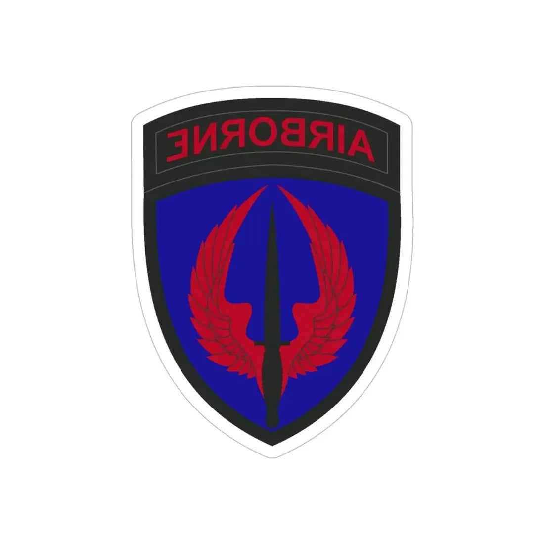 Special Operations Aviation Command (U.S. Army) REVERSE PRINT Transparent Die-Cut STICKER 5 Inch Die-Cut Transparent - The Sticker Space