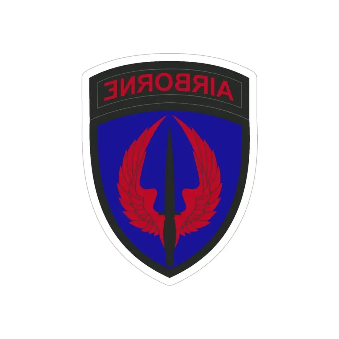 Special Operations Aviation Command (U.S. Army) REVERSE PRINT Transparent Die-Cut STICKER 6 Inch Die-Cut Transparent - The Sticker Space