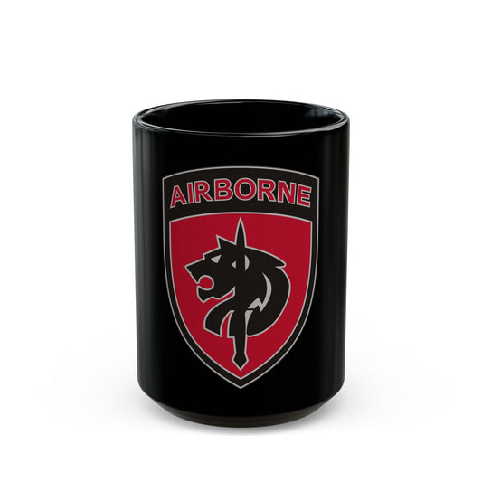 Special Operations Command Africa (U.S. Army) Black Coffee Mug-15oz-The Sticker Space