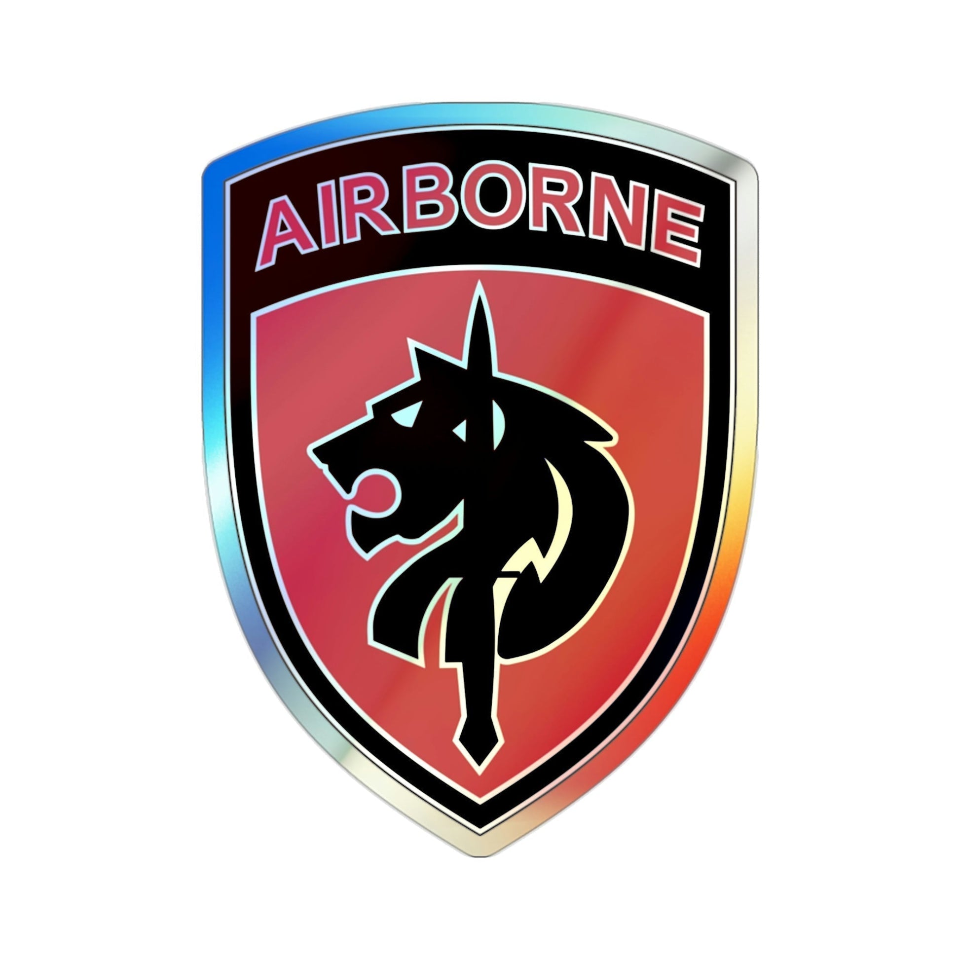 Special Operations Command Africa (U.S. Army) Holographic STICKER Die-Cut Vinyl Decal-2 Inch-The Sticker Space