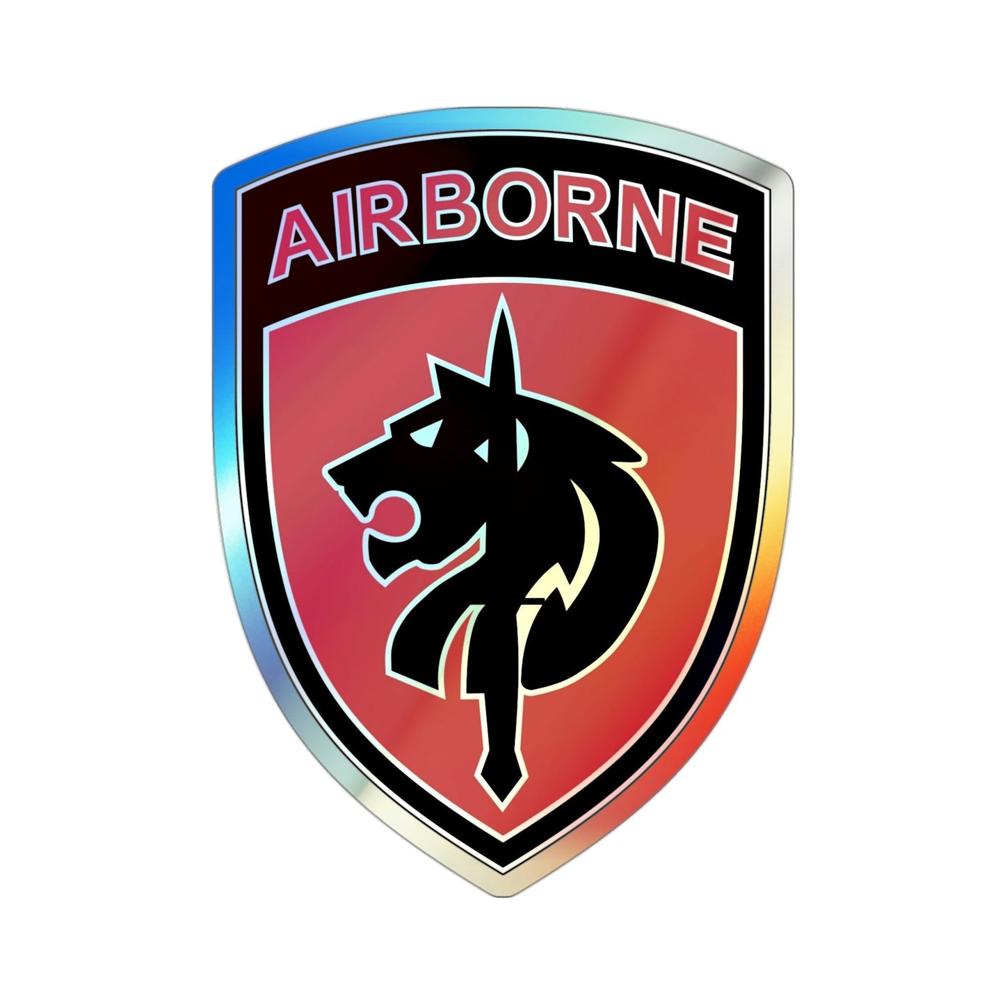 Special Operations Command Africa (U.S. Army) Holographic STICKER Die-Cut Vinyl Decal-3 Inch-The Sticker Space