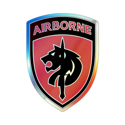 Special Operations Command Africa (U.S. Army) Holographic STICKER Die-Cut Vinyl Decal 4 Inch Holographic - The Sticker Space