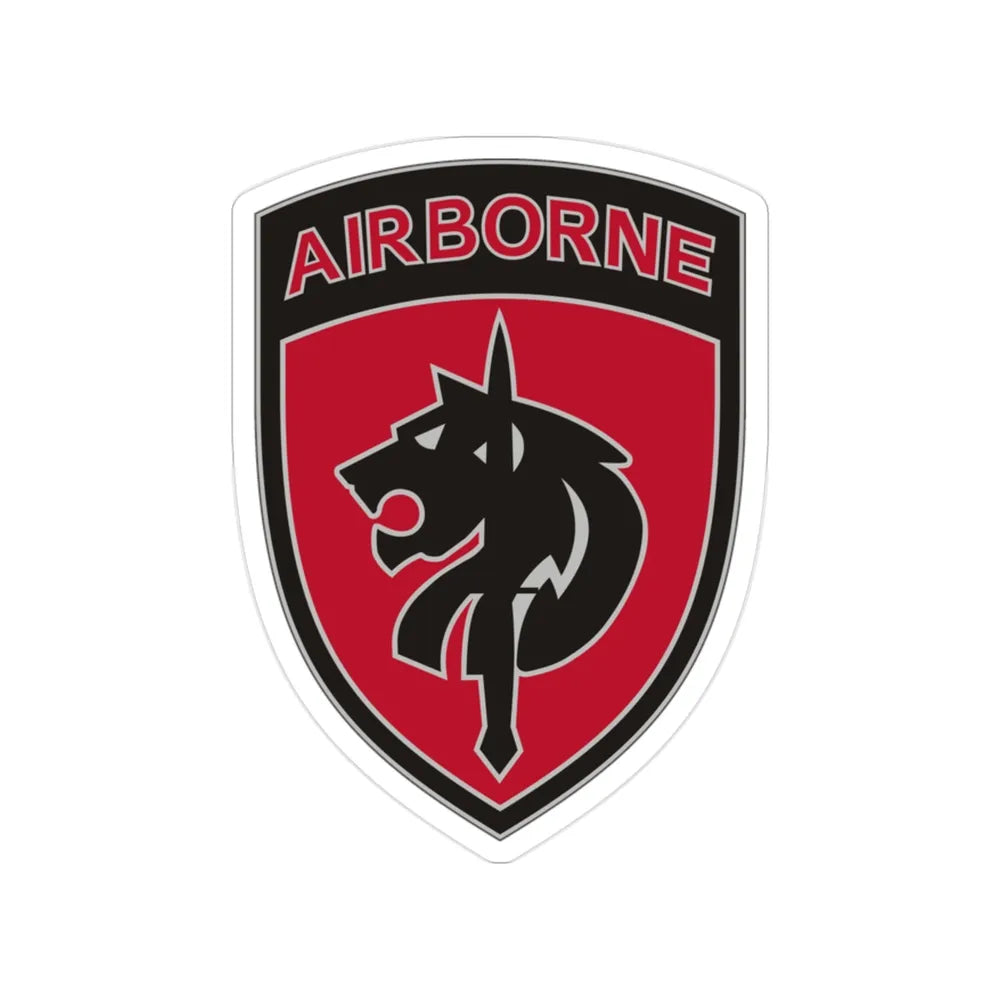 Special Operations Command Africa (U.S. Army) Transparent STICKER Die-Cut Vinyl Decal 2 Inch - The Sticker Space