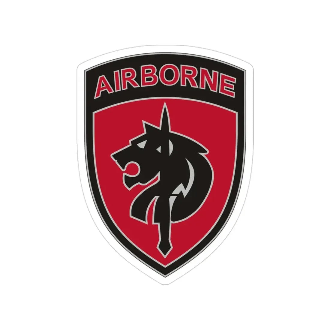 Special Operations Command Africa (U.S. Army) Transparent STICKER Die-Cut Vinyl Decal 3 Inch - The Sticker Space